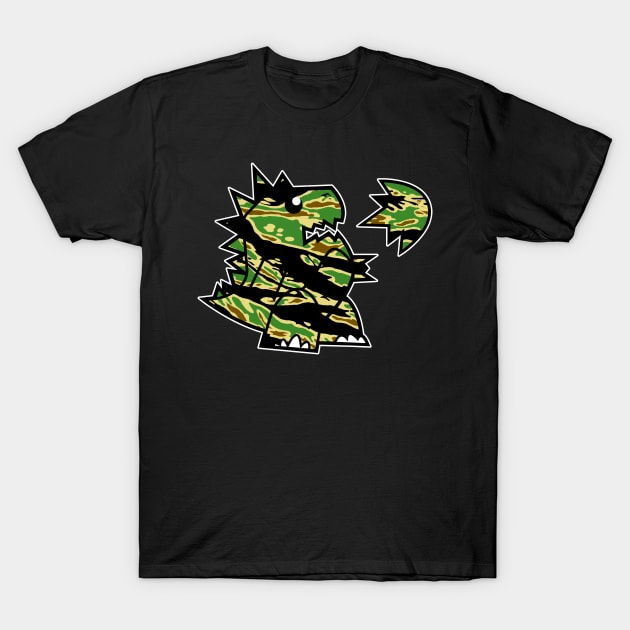 Tiger Camo Zilla T-Shirt by paterack